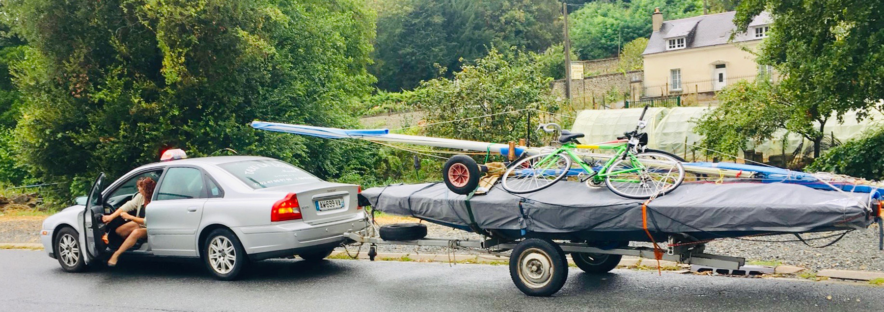 taxi avec remorque